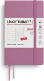Блокнот Leuchtturm 1917, z notatnikiem 2026 EN, A6, в линейку, розовый — фото 1