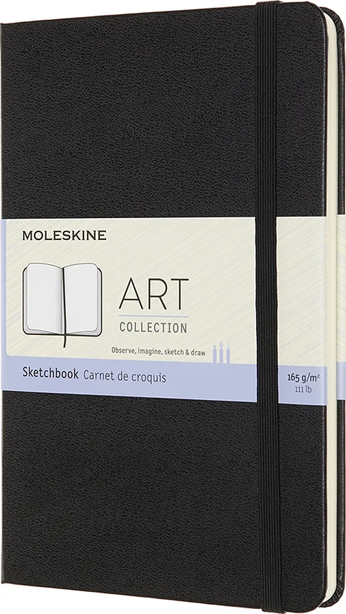 Блокнот Moleskine, M, A5, чёрный