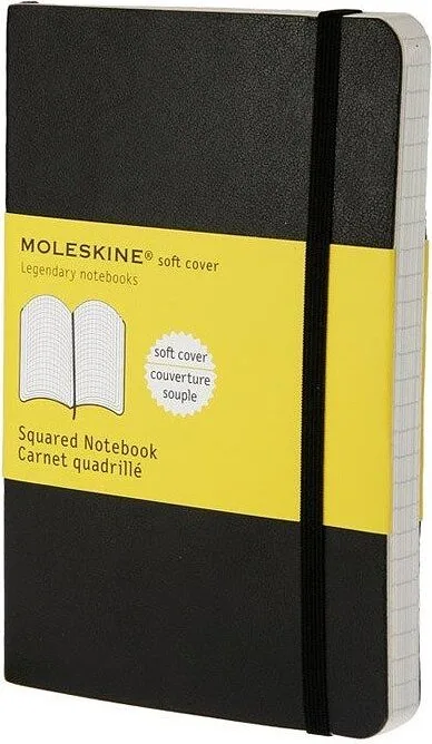 Блокнот Moleskine, P, A6, в клетку