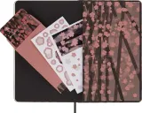 Блокнот Moleskine, Sakura L z zestawem kredek w pudelku prezentowym, A5, розовый — фото 8
