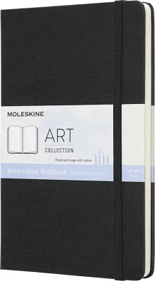 Блокнот Moleskine, do akwareli Art Watercolor, A5, чёрный