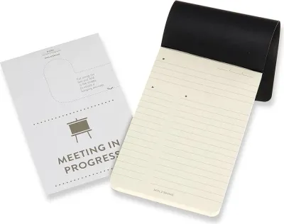 Блокнот Moleskine, reporterski Pro Pad P, A6, чёрный