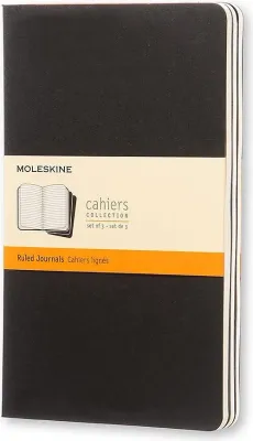 Набор блокнотов Moleskine, Cahier Journals L, A5, в линейку, 3 шт.