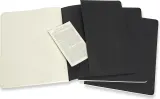 Набор блокнотов Moleskine, Cahier Journals XL, B5, в точку, 3 шт., чёрный — фото 1