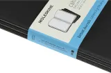 Набор блокнотов Moleskine, Cahier Journals XL, B5, в точку, 3 шт., чёрный — фото 3