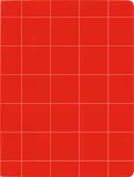 Блокнот Nuuna, Break The Grid L, A5, в клетку, красный — фото 1