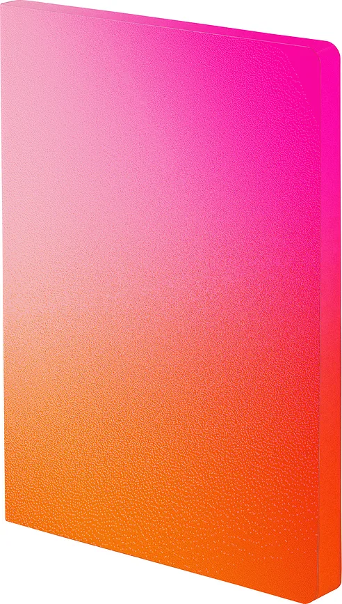 Блокнот Nuuna, Colour Clash L, A5, в точку, розовый