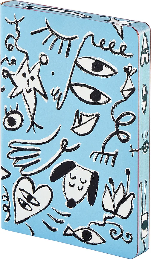 Блокнот Nuuna, Graphic Artists S, A6, в точку, синий