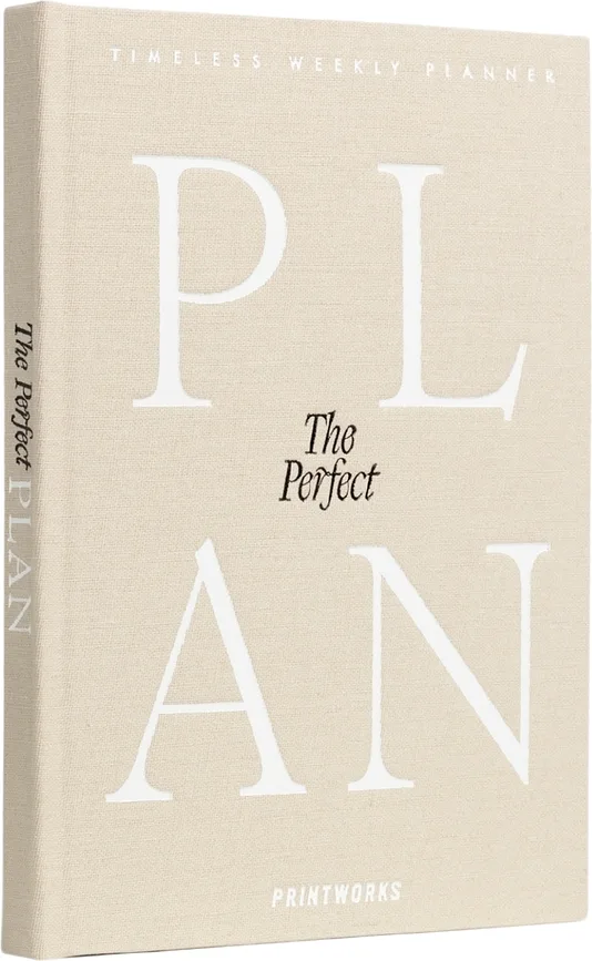 Блокнот Printworks, The Perfect Plan, A5, бежевый