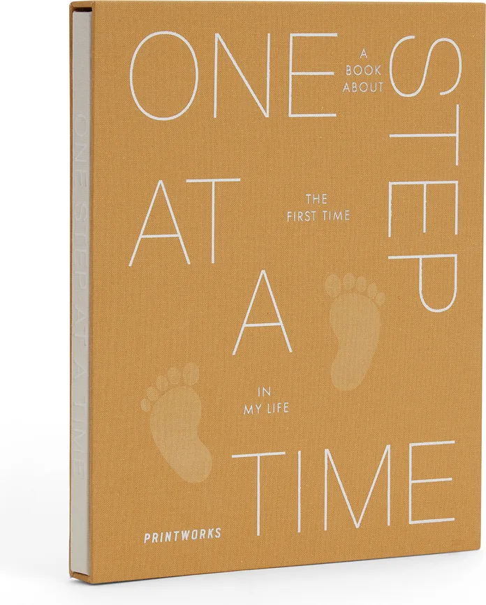 Блокнот Printworks, dziecka od narodzin One Step at a Time, B5, жёлтый
