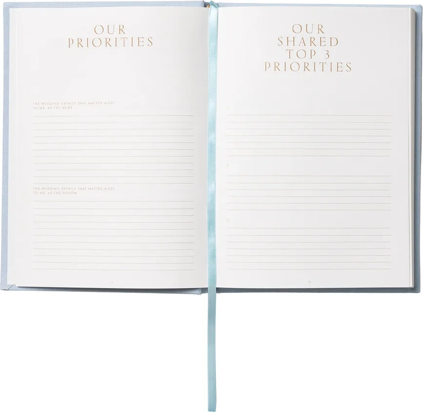 Блокнот Printworks, slubny The Perfect Day jasnoniebieski, B5, синий