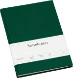Блокнот Semikolon, Uni Classic, A5, в линейку, зелёный — фото 1