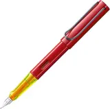 Ручка Lamy, Notes i AL-star F z wymiennymi koncowkami 3 el., перьевая, красные чернила, красная — фото 3