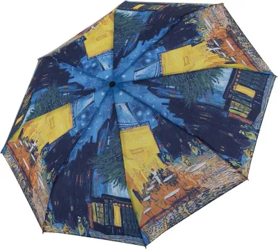 Зонт Doppler Art Collection, купол 97 см, полиэстер, синий