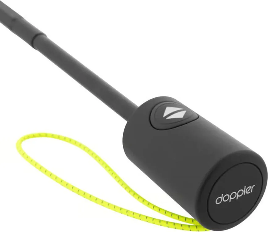 Зонт Doppler Fiber Magic Safety neonowa, купол 97 см, полиэстер, жёлтый