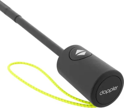 Зонт Doppler Fiber Magic Safety neonowa, купол 97 см, полиэстер, жёлтый
