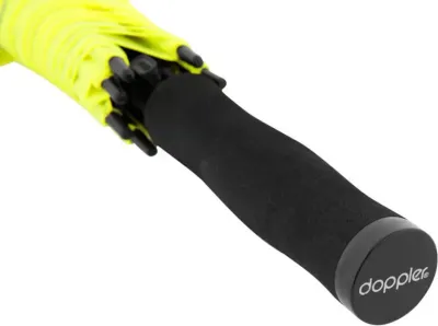 Зонт Doppler Safety Golf XXL neonowy, купол 130 см, полиэстер, жёлтый