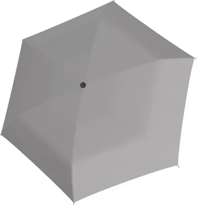 Зонт Doppler Uni Slim, купол 90 см, полиэстер, серый