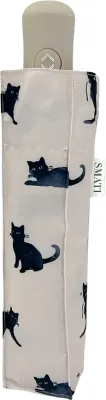Зонт Smati Chat Noir bezowa, полиэстер, бежевый