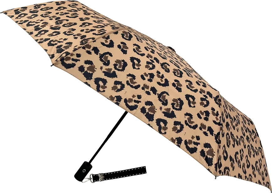 Зонт Smati Leopard, полиэстер, бежевый