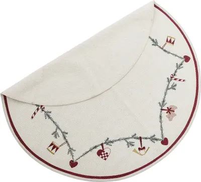 Ковёр Bloomingville Yule, хлопок, 110 см, разноцветный