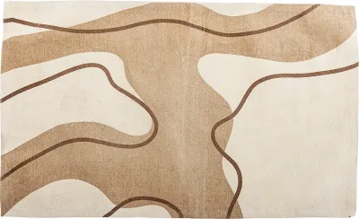 Ковёр Bloomingville Volano, хлопок, 150 90 см, бежевый