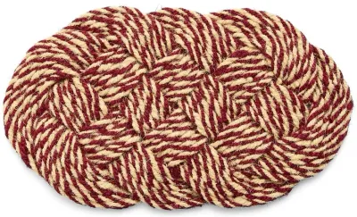 Коврик Hay Coco Swirl, кокосовое волокно, 80 40 см, красный