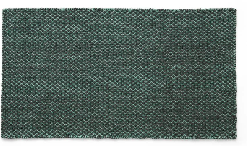 Коврик Hay Moire Mat, шерсть, 95 52 см, зелёный