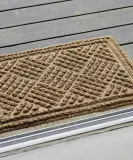 Коврик House Doctor Clean, кокосовое волокно, 60 40 см, бежевый — фото 1