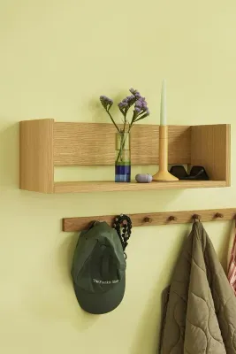 Полка настенная H bsch Gap, дерево, 20 см
