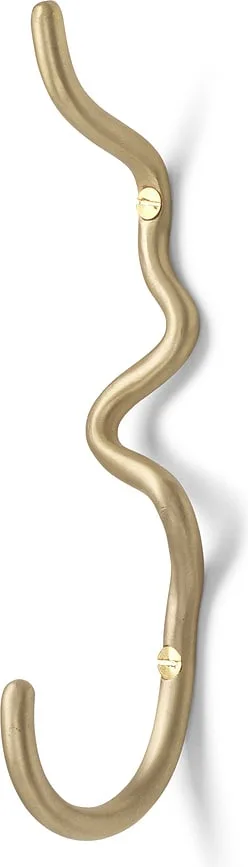 Крючок для дома Ferm Living Curvature, латунь