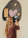 Крючок для дома Ferm Living Magnesy Poesie, дерево, разноцветный, на 3 крючка — фото 3