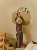 Крючок для дома Ferm Living Magnesy Poesie, дерево, разноцветный, на 3 крючка — фото 4