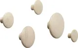Крючок для дома Muuto Dots Wood, дерево, на 5 крючков — фото 1