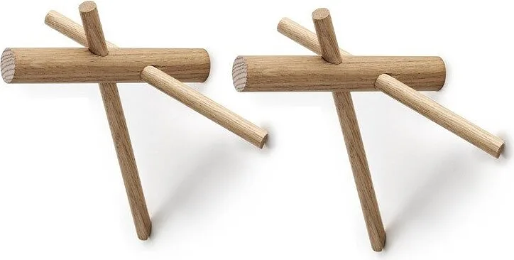 Крючок для дома Normann Copenhagen Sticks, дерево, на 2 крючка