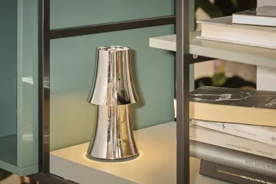 Настольный светильник Alessi Halesia, нержавеющая сталь, серебристый