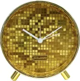 Настольные часы Karlsson Bling Bling, металл, 11 см, золотистые — фото 1