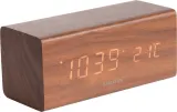 Настольные часы Karlsson LED Block, пластик, высота 7,2 см — фото 1