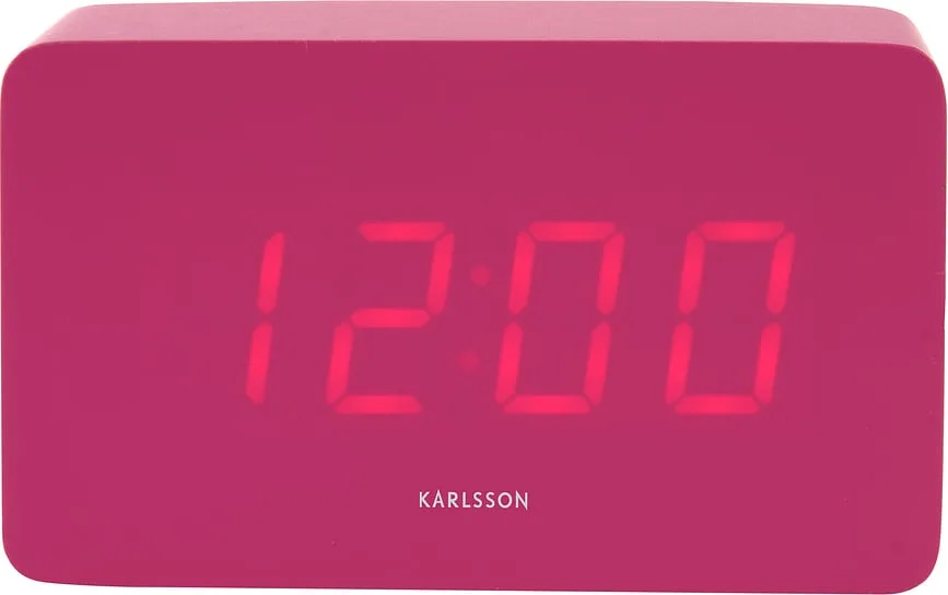 Настольные часы Karlsson Spry Tube LED, пластик, 4,3 10 см, розовые