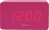 Настольные часы Karlsson Spry Tube LED, пластик, 4,3 10 см, розовые — фото 1