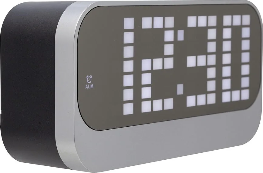 Настольные часы NeXtime Loud Alarm, пластик, высота 8,5 см