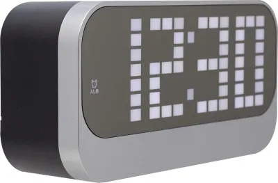 Настольные часы NeXtime Loud Alarm, пластик, высота 8,5 см
