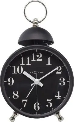 Настольные часы NeXtime Single Bell, металл, высота 16 см