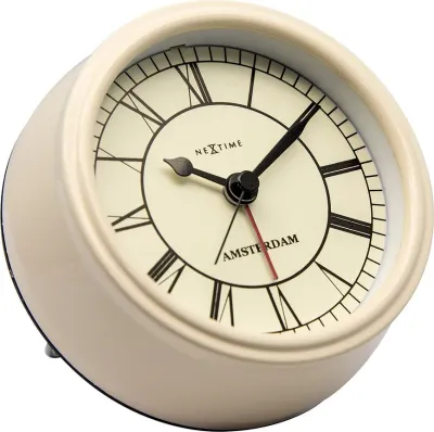 Настольные часы NeXtime Small Amsterdam, металл, 11 см