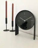 Настольные часы NeXtime Noa Table, дерево, 21 27 см, чёрные — фото 2