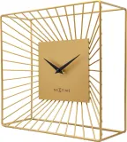 Настольные часы NeXtime Vasco Table, металл, 25 25 см, золотистые — фото 3