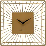 Настольные часы NeXtime Vasco Table, металл, 25 25 см, золотистые — фото 4