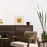 Настольные часы NeXtime Vasco Table, металл, 25 25 см, золотистые — фото 6