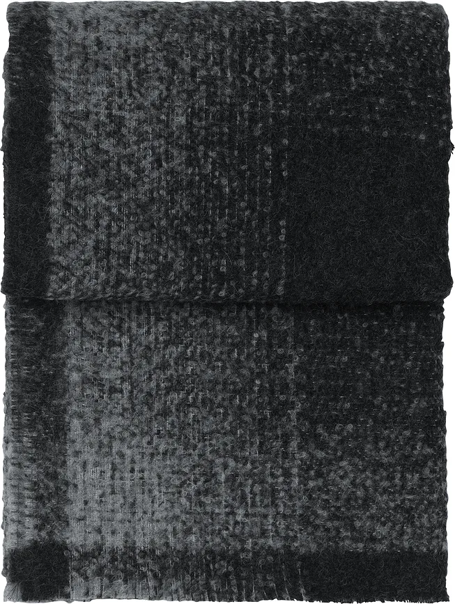 Плед Elvang Vulcanic, полиэстер, 130 190 см, серый
