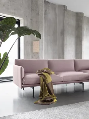 Плед жаккардовый Muuto Sway, шерсть, 130 180 см, жёлтый